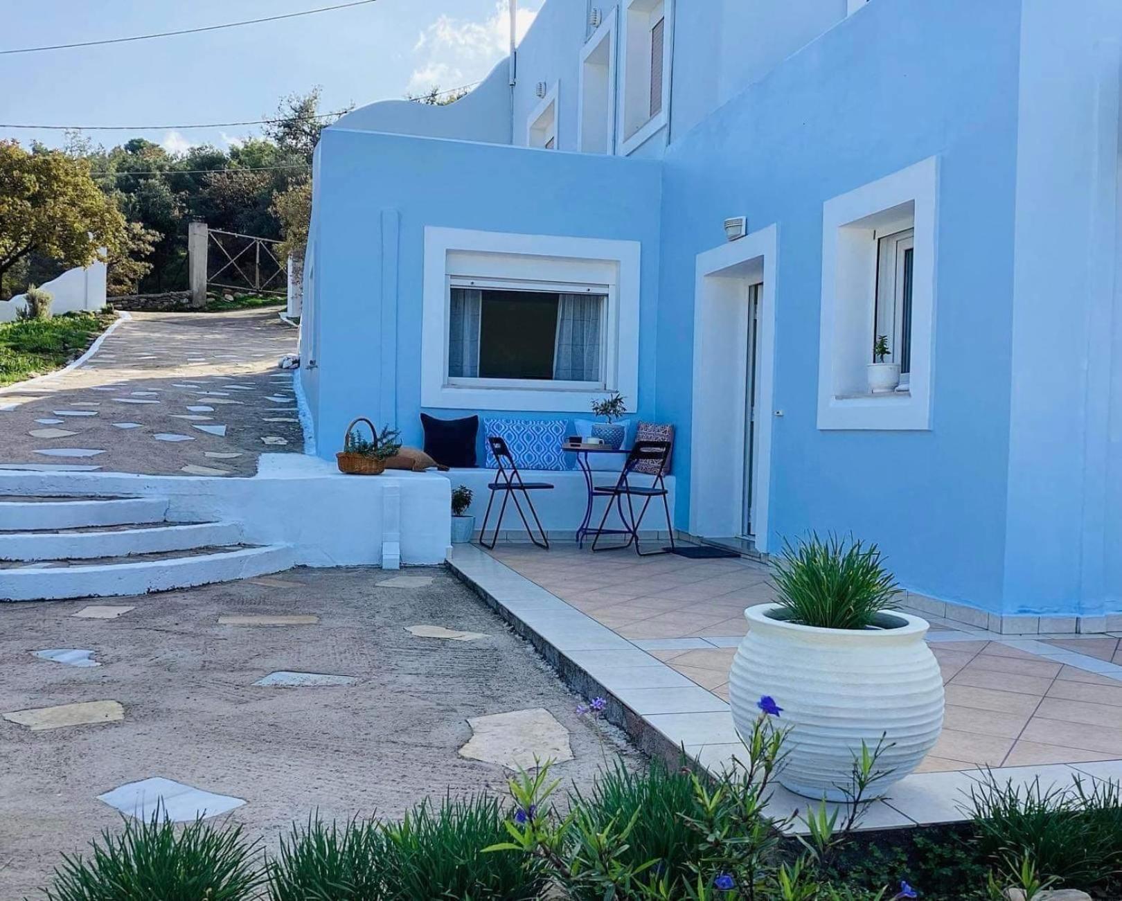 The Blue House Apartment Vromolithos Exterior foto